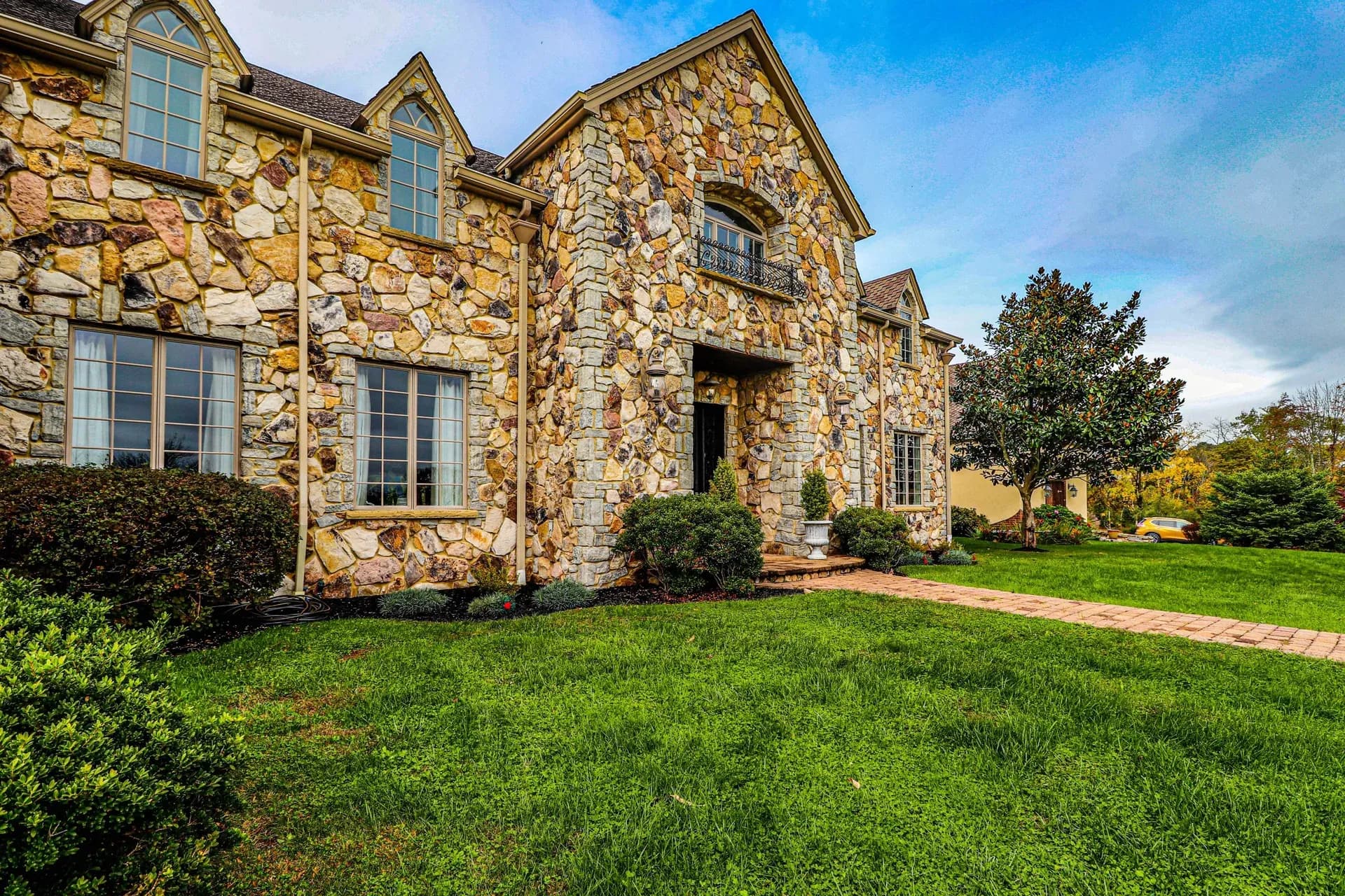 Stone Facing on a home