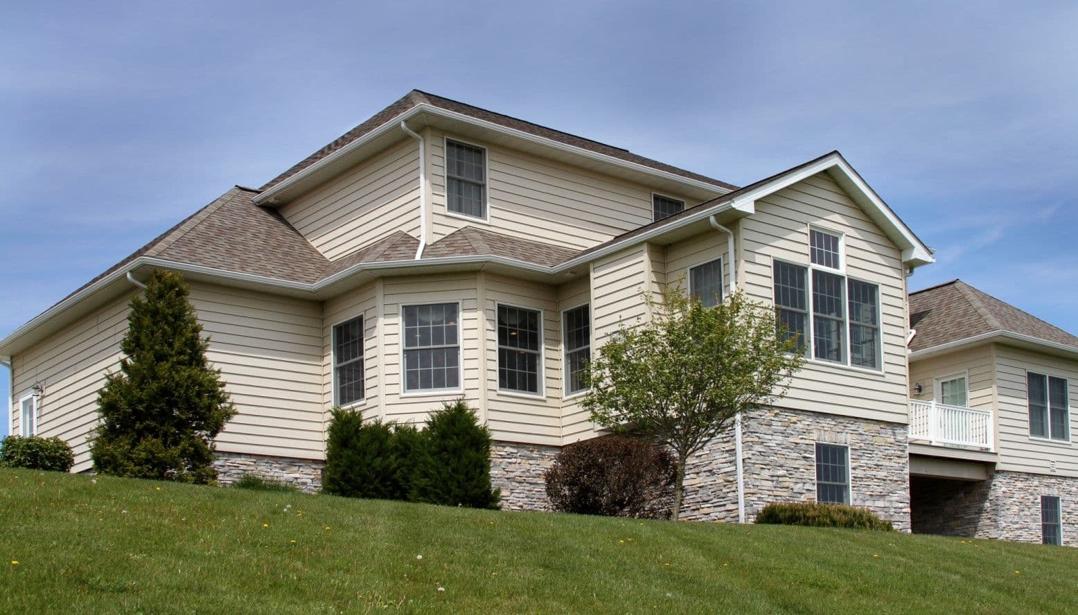Home with siding