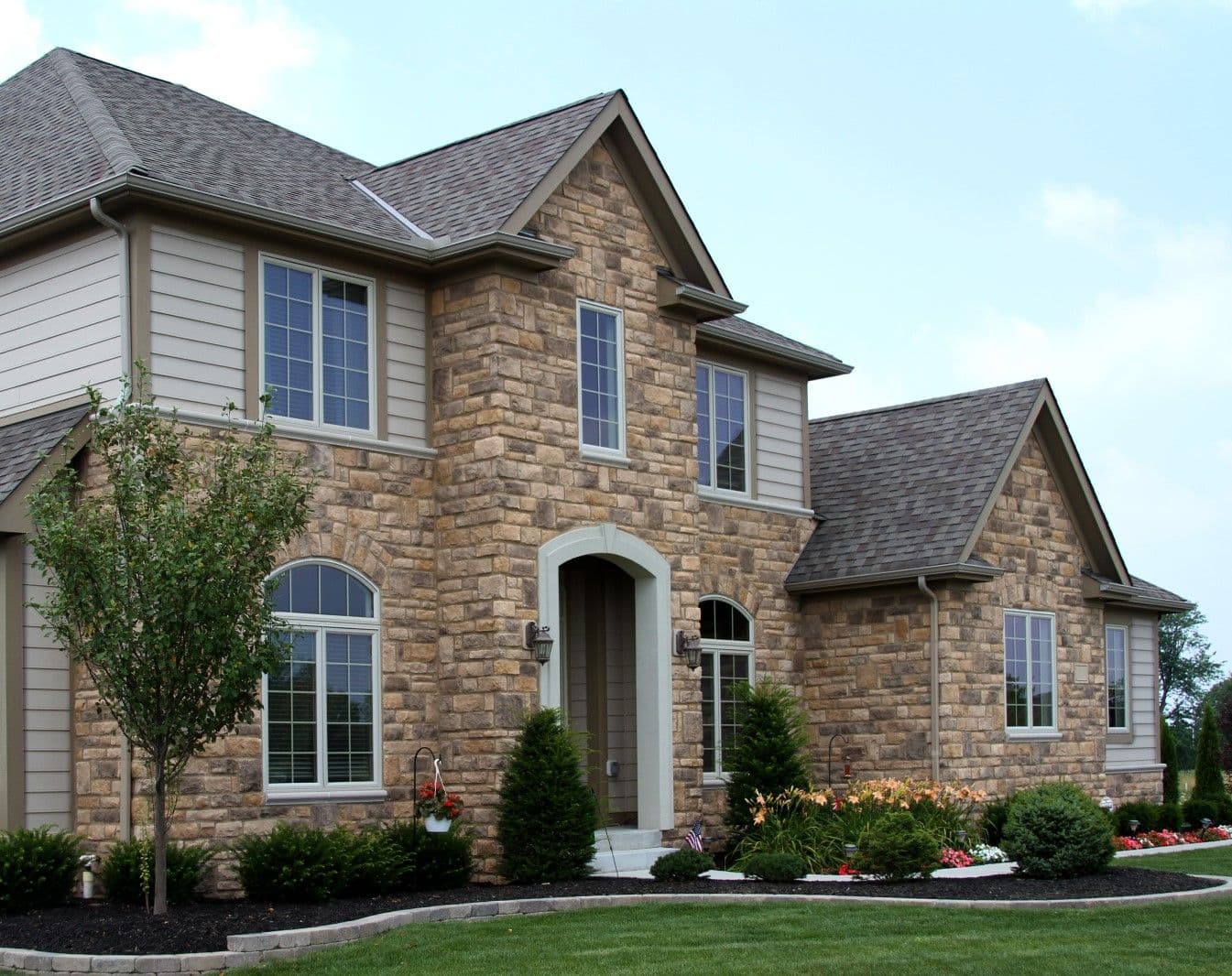 Stone Facing on a home